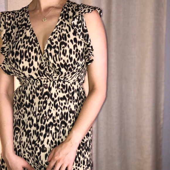 Leopard Print Dress - Picture 2 of 3